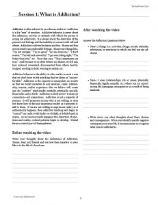 Shame & Addiction Workbook page 3
